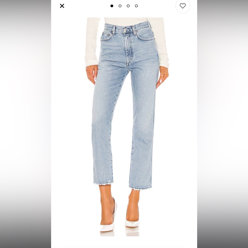 NWOT Agolde Pinch Waist High Rise Kick size 23